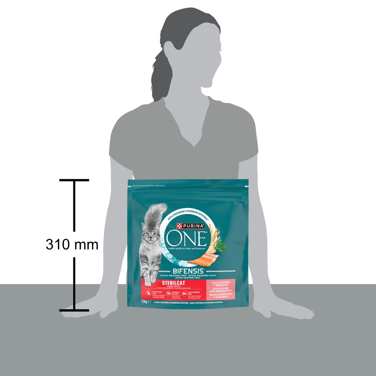 PURINA ONE® Sterilcat, Ricco in&nbsp;Salmone