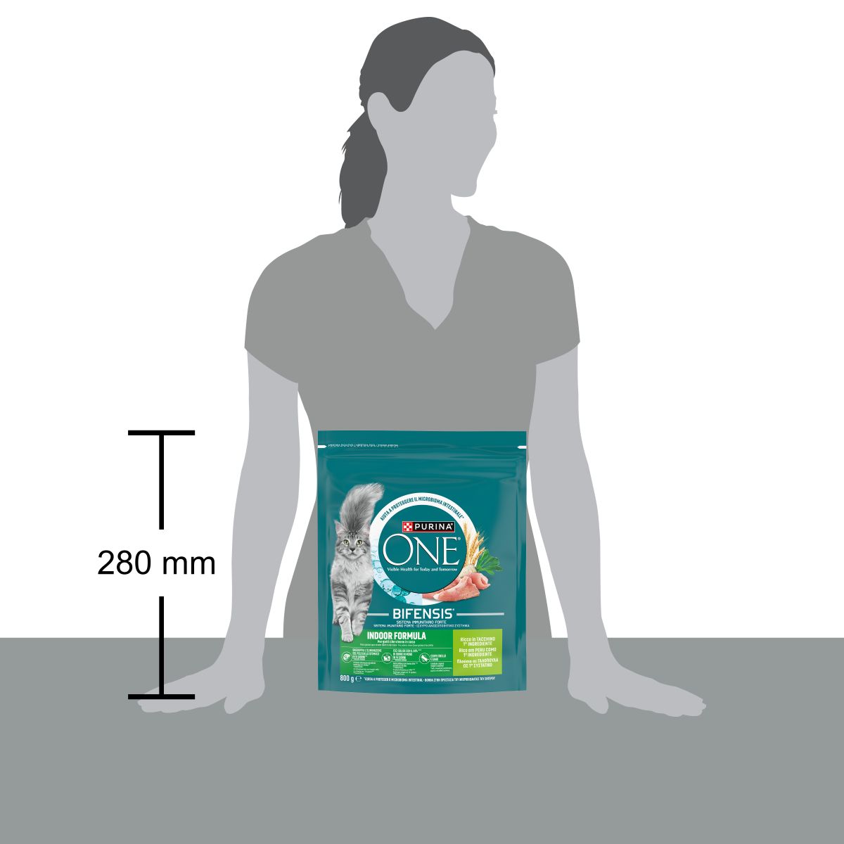 PURINA ONE® Indoor Formula, Ricco in Tacchino