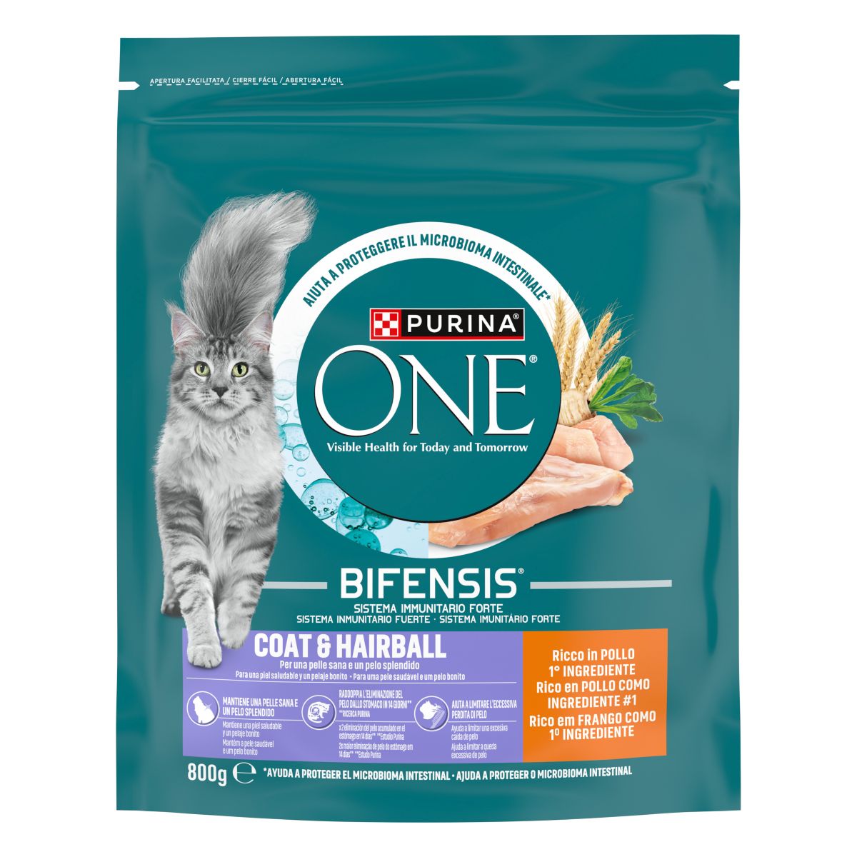 PURINA ONE® Speciale Pelle e Pelo, Ricco in Pollo
