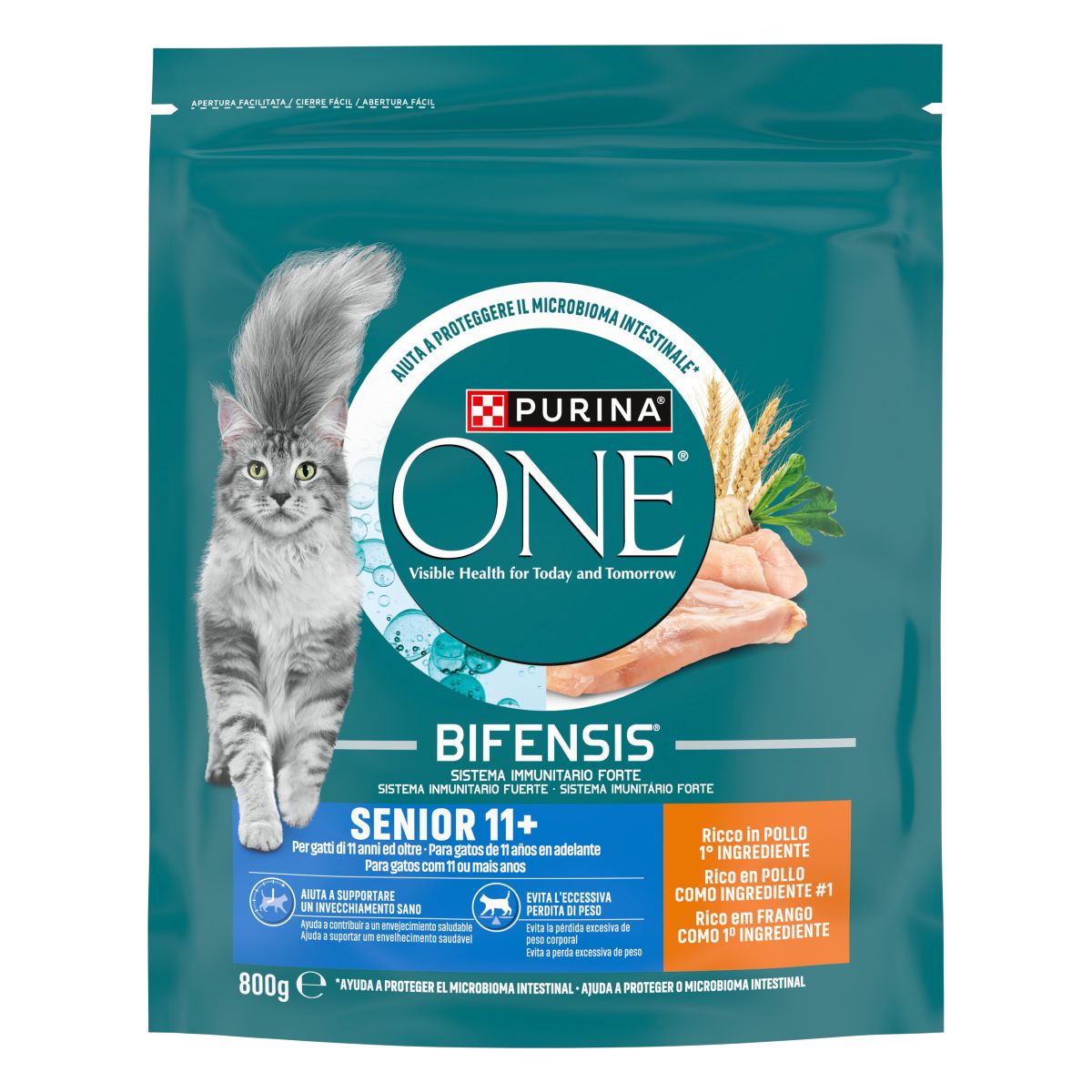 PURINA ONE® ® Senior 11+, Ricco in Pollo