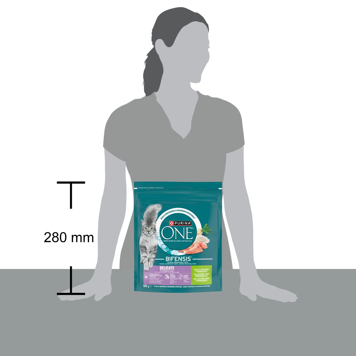 PURINA ONE® Delicate, Ricco in Tacchino selezionato