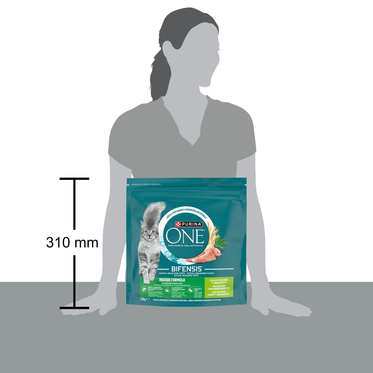 PURINA ONE® Indoor Formula, Ricco in Tacchino