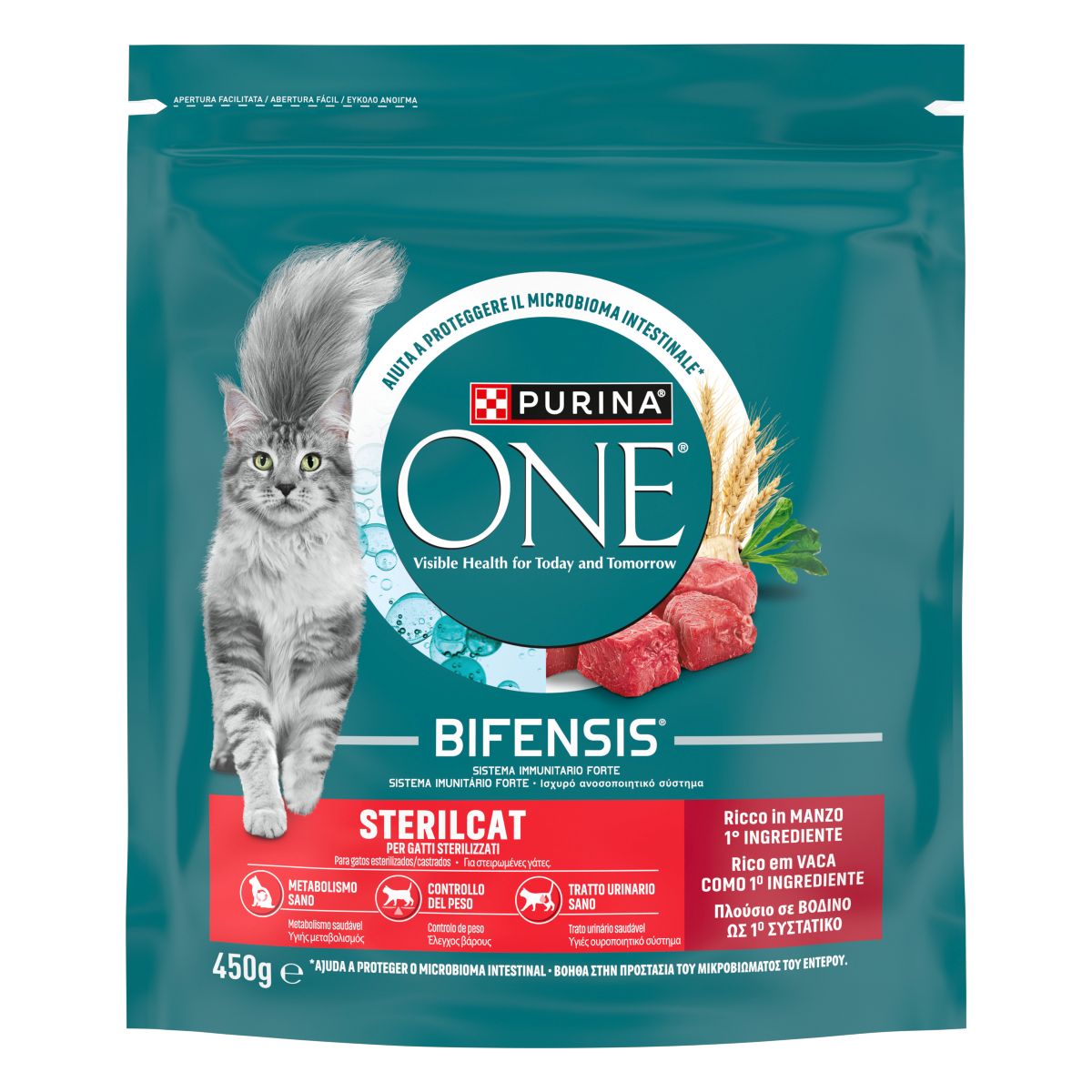 PURINA ONE® Sterilcat, Ricco in Manzo
