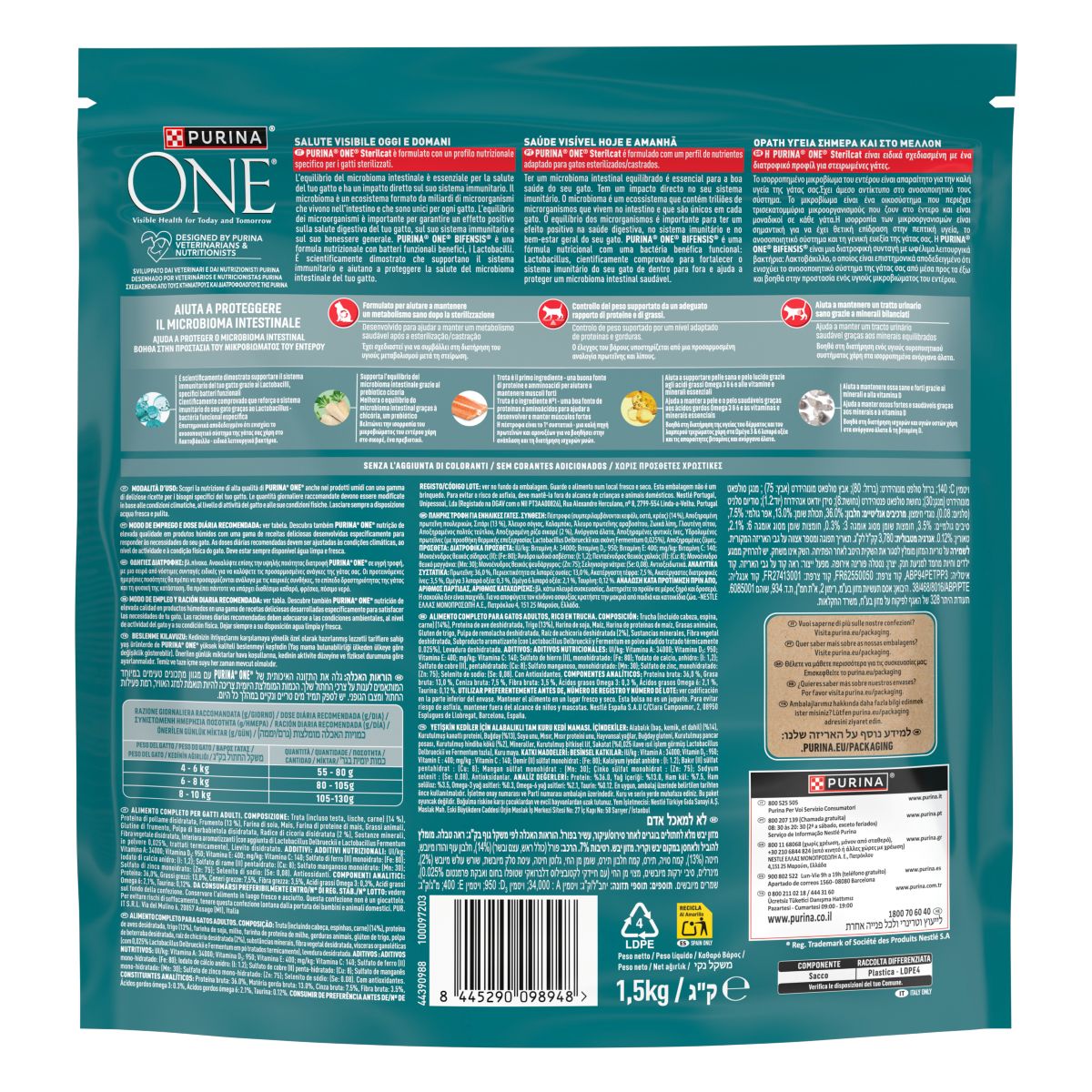 PURINA ONE® Sterilcat, Ricco in&nbsp;Trota