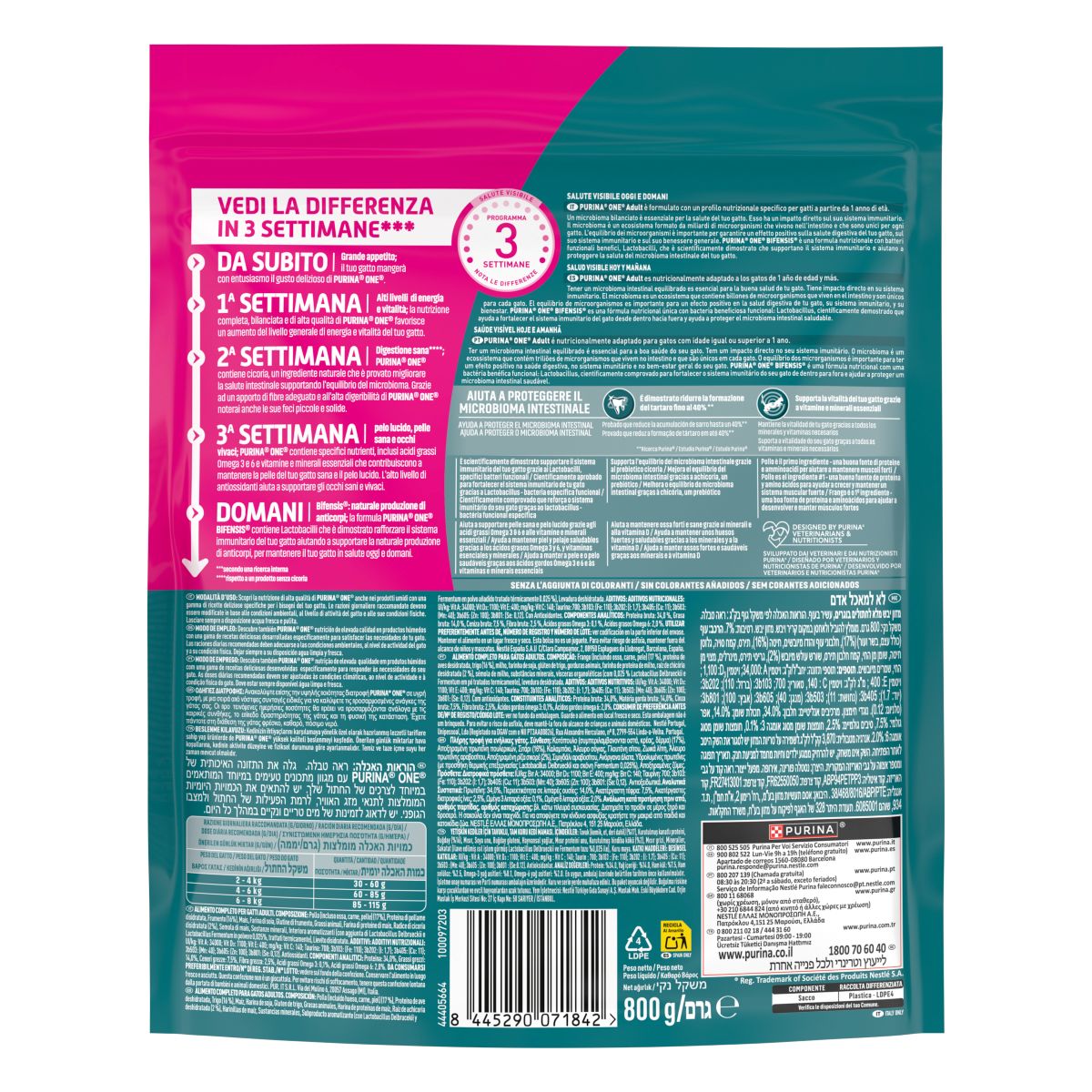 PURINA ONE® Adult, Ricco in Pollo