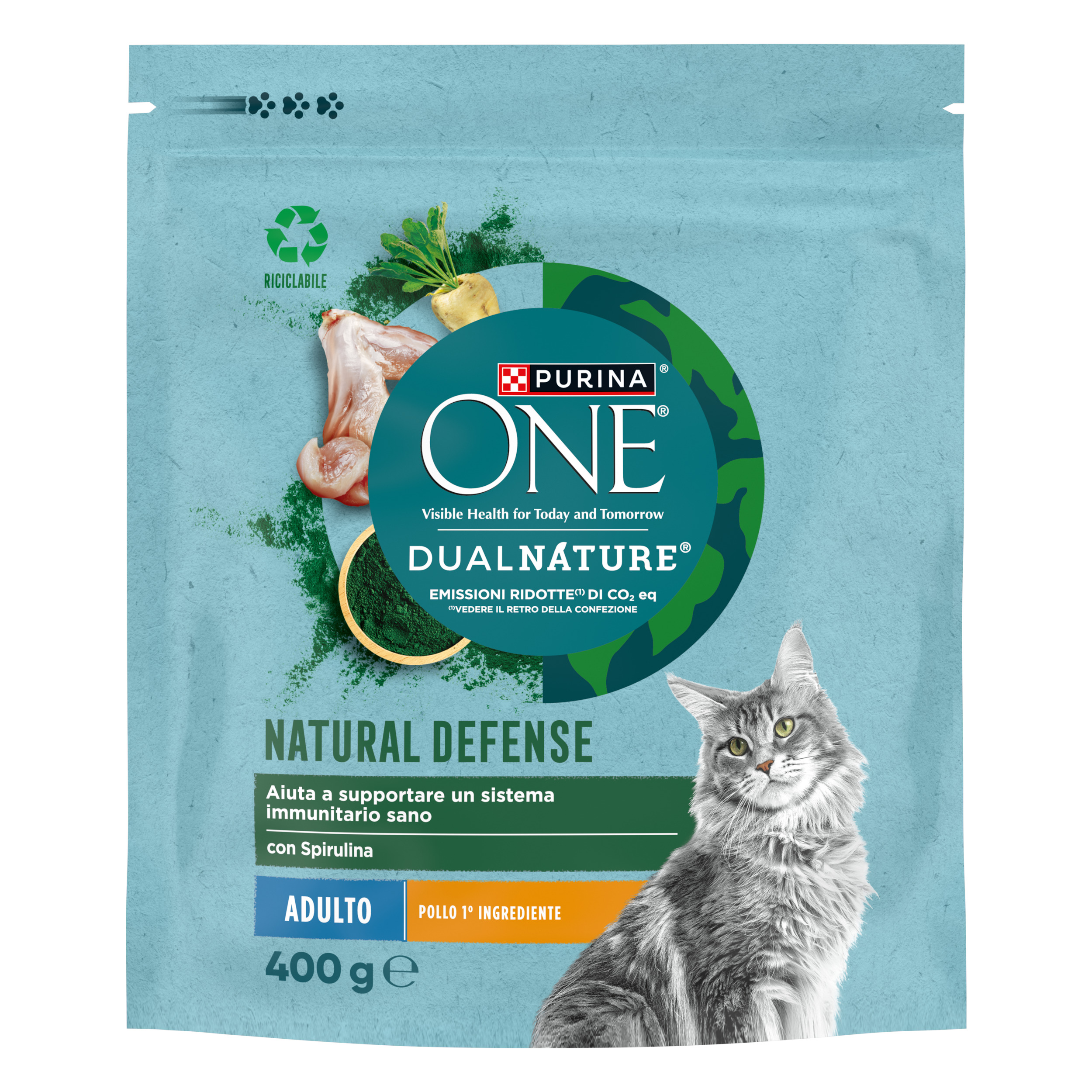PURINA ONE® DualNature Adult Pollo 400g
