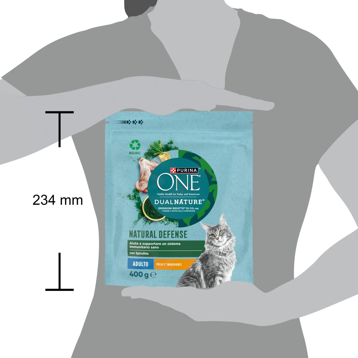 PURINA ONE® DualNature Adult Pollo 400g