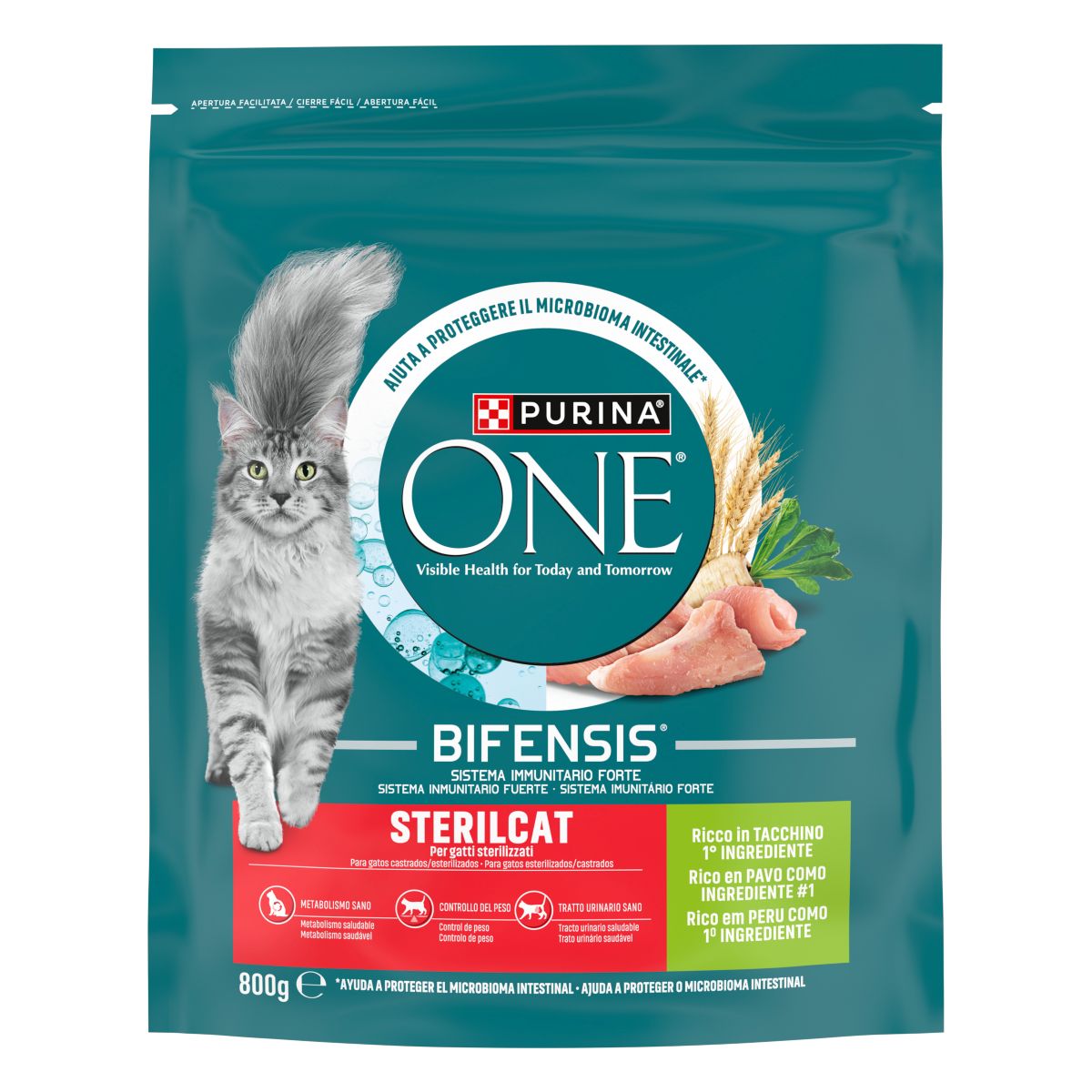 PURINA ONE® Sterilcat - Tacchino & Frumento 800g