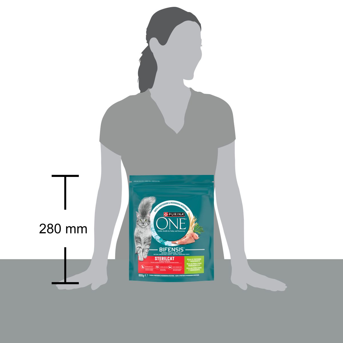 PURINA ONE® Sterilcat - Tacchino & Frumento 800g