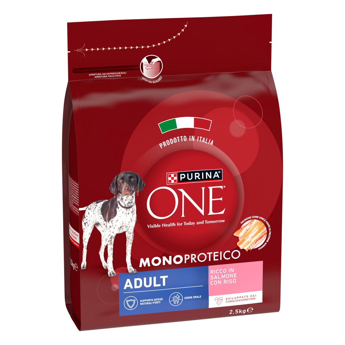Purina ONE® Dog Adult Monoproteico Ricco in Salmone con Riso
