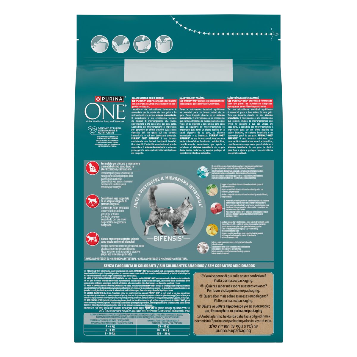 PURINA ONE® Sterilcat, Ricco in Manzo