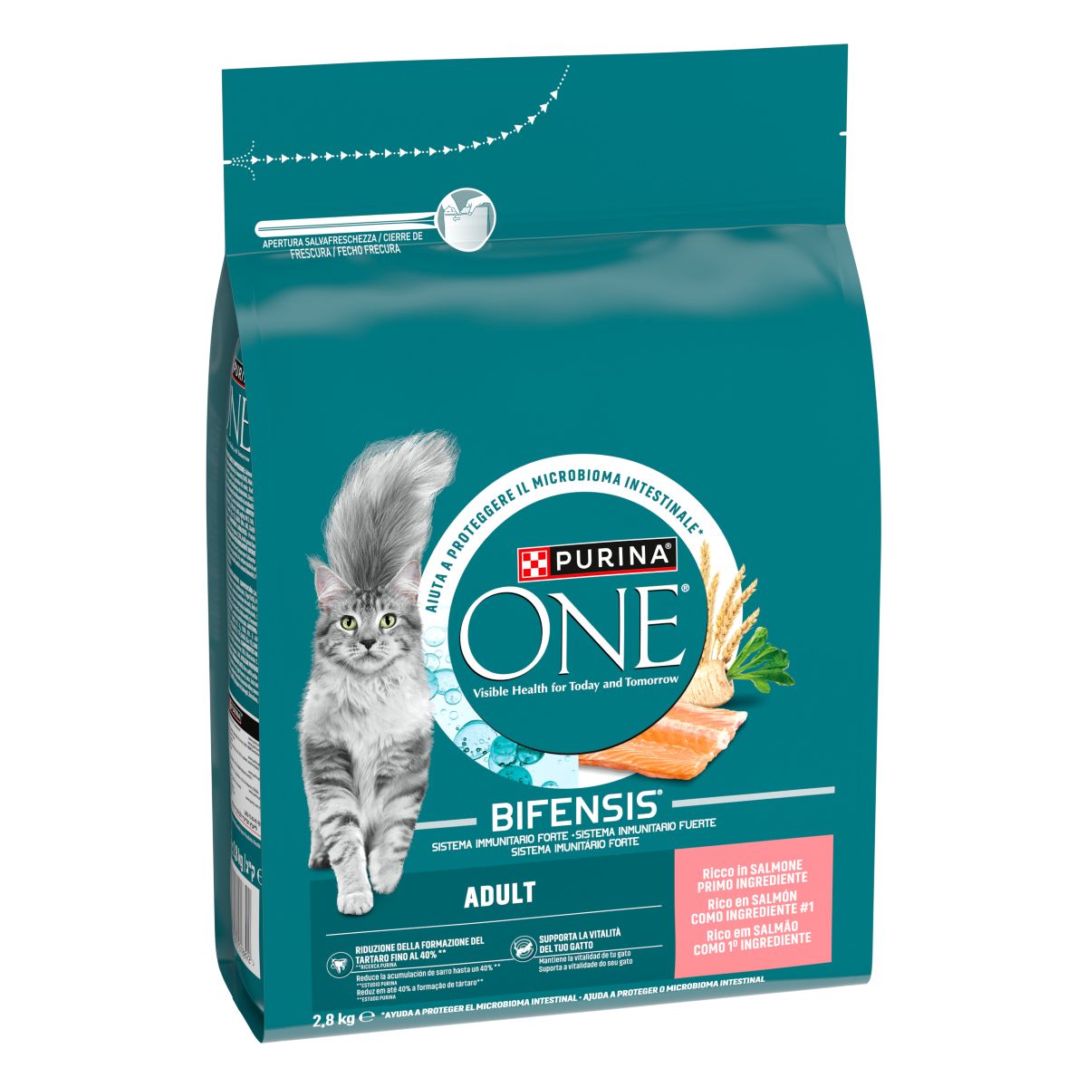 PURINA ONE® Adult, Ricco in Salmone