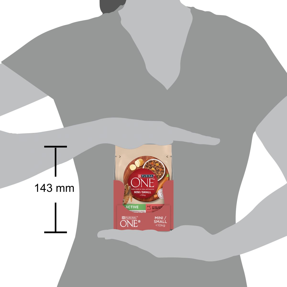 Purina ONE MINI Active 85g Manzo, Patate e Carote in Salsa