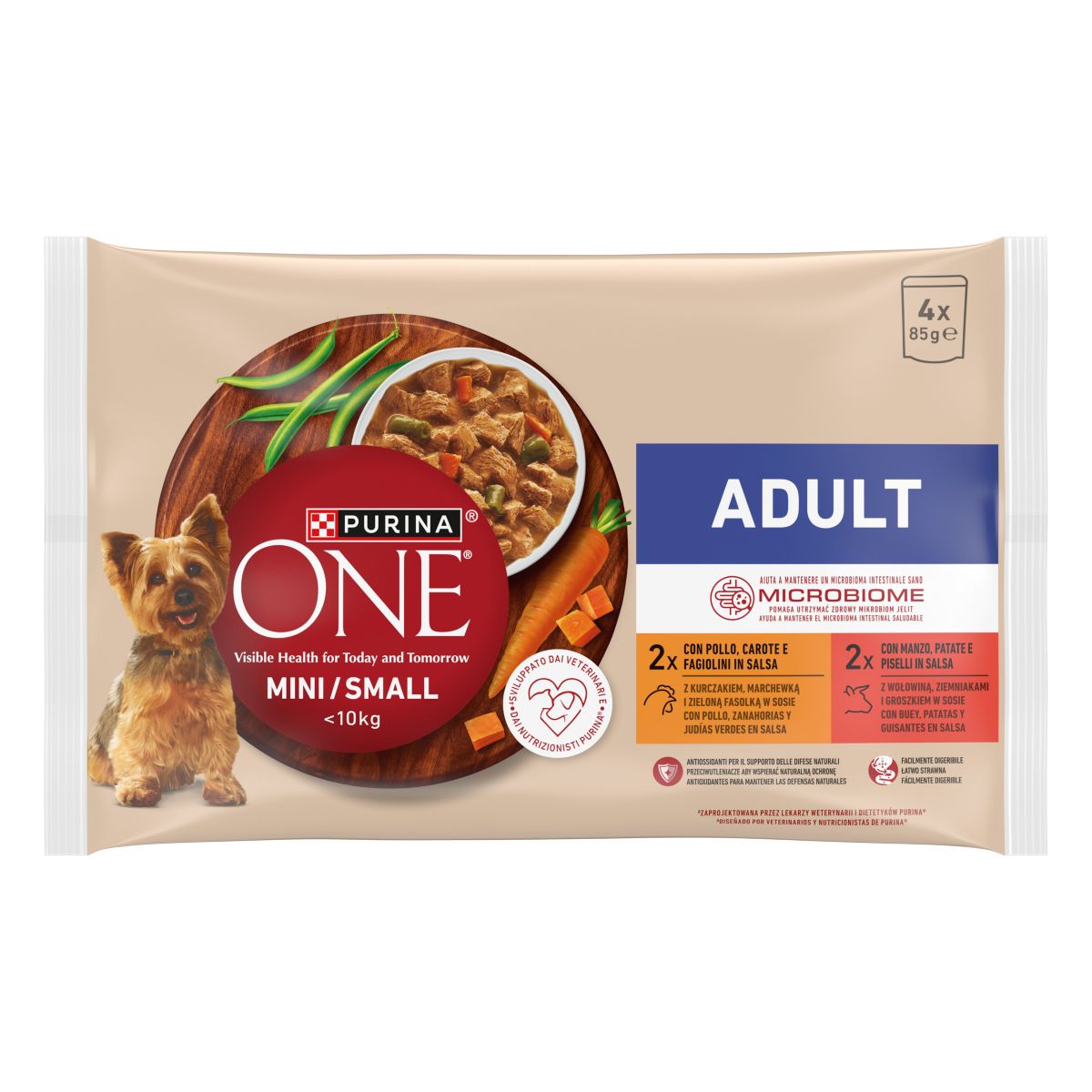 Purina ONE Delicate 4x85g Salmone in Salsa
