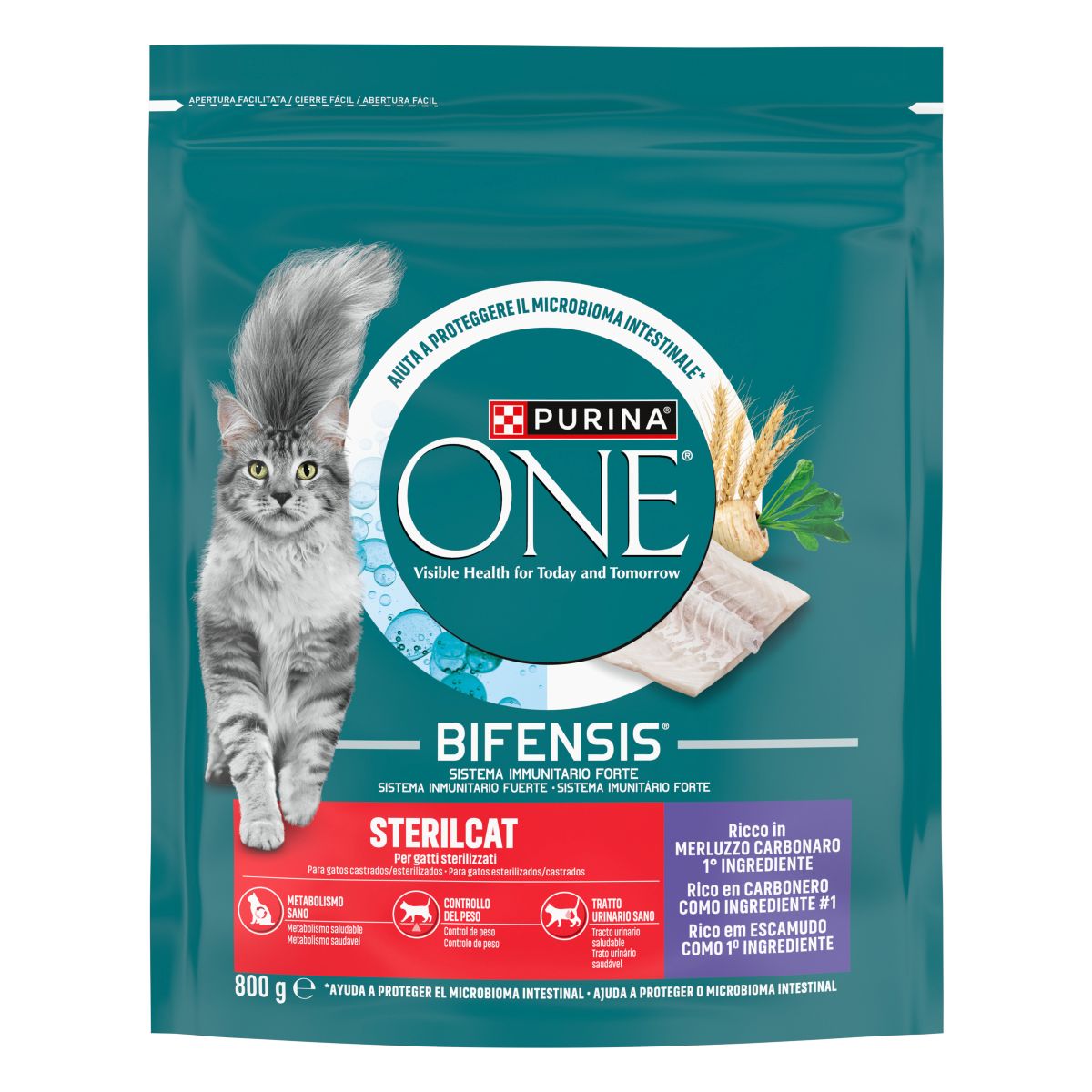 PURINA ONE® Sterilcat, Ricco in Merluzzo