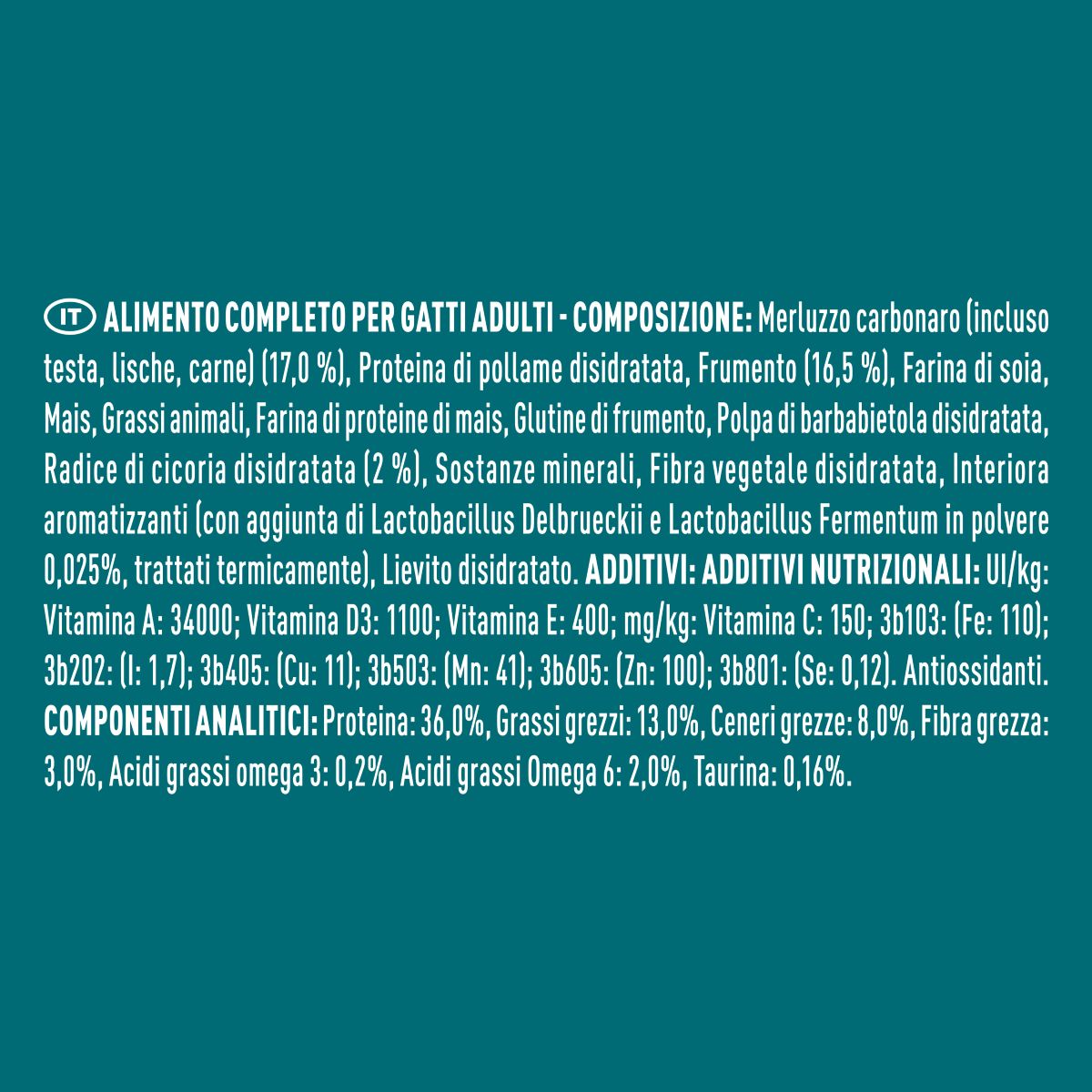 PURINA ONE® Sterilcat, Ricco in Merluzzo