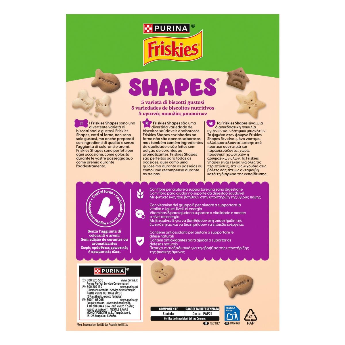 FRISKIES® Shapes Biscotti per cane