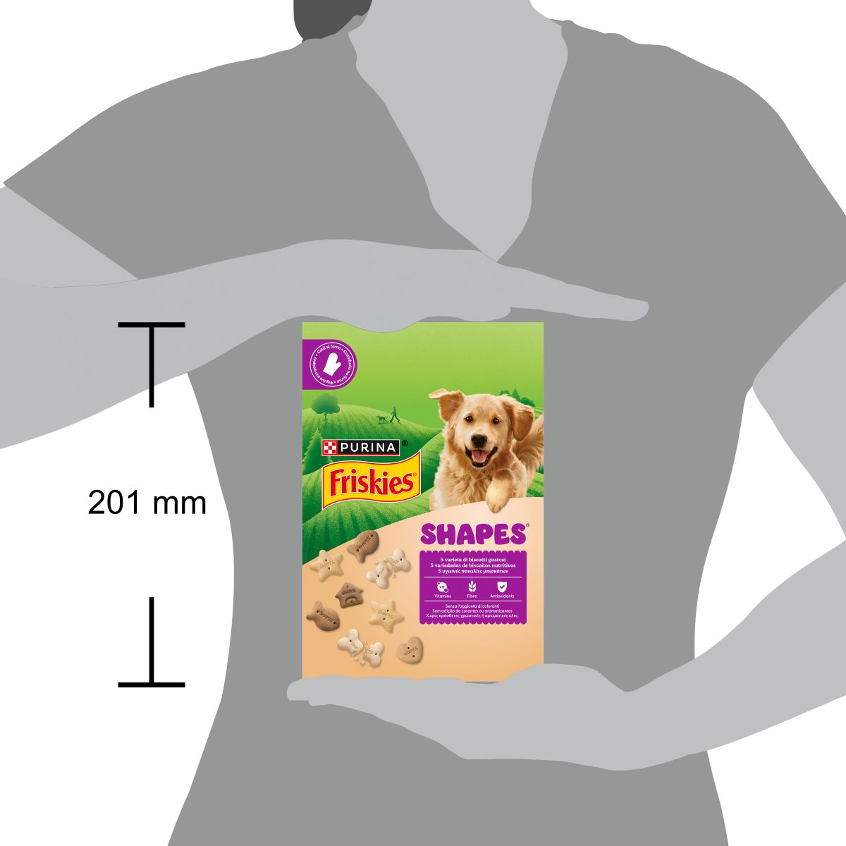 FRISKIES® Shapes Biscotti per cane