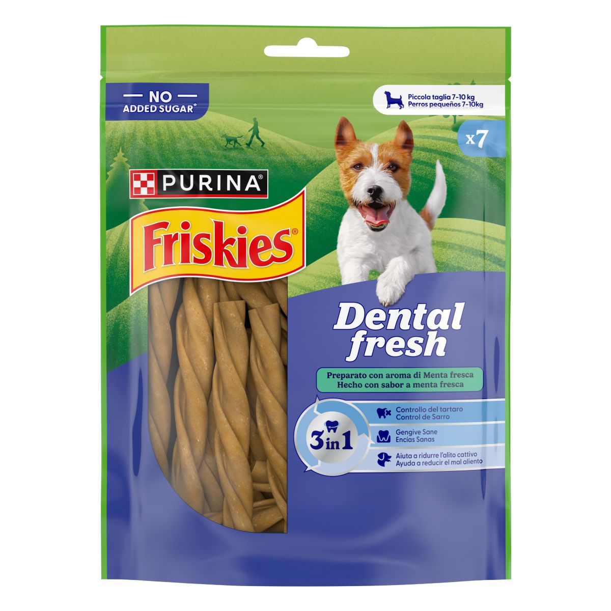 FRISKIES® Dental Fresh 3in1 Snack igiene orale e dentale Cane taglia S