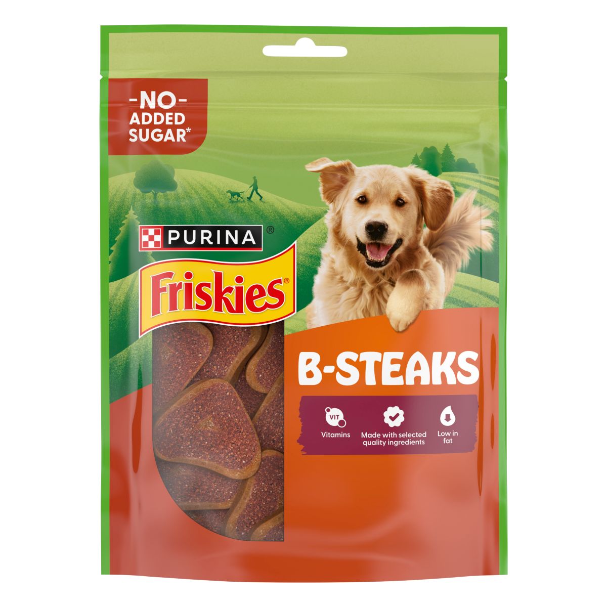 FRISKIES B-Steak Cane snack a forma di bistecca