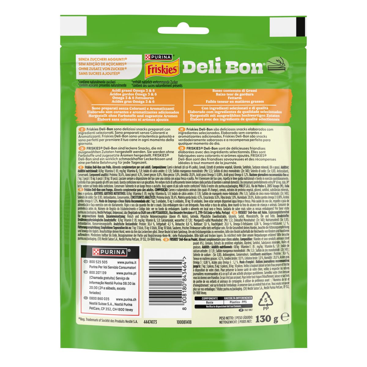 FRISKIES Delibon Snack Cane deliziosi bocconcini con pollo