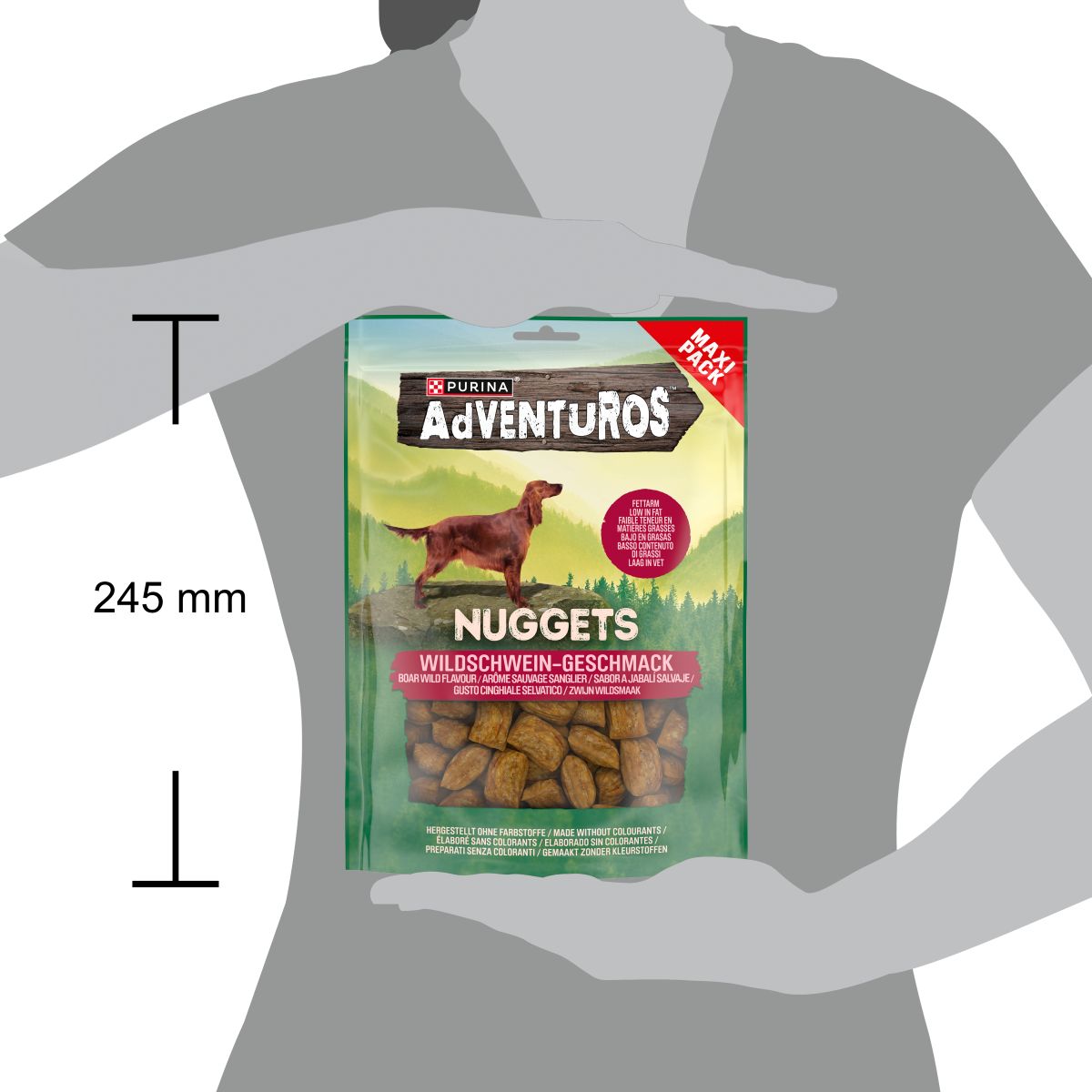 Adventuros Nuggets Cinghiale Selvatico 300g