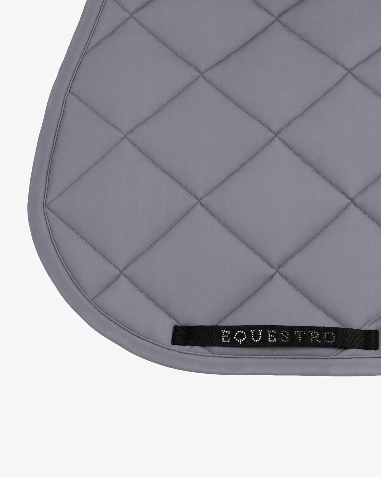 Jumping saddle pad with rhinestone logo