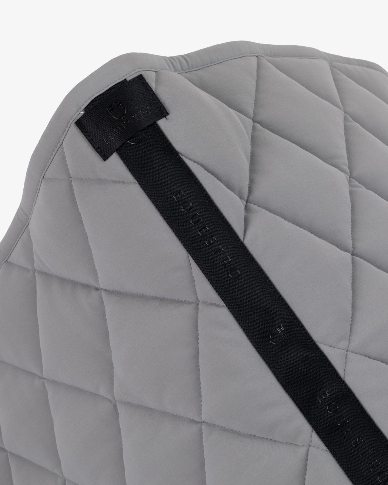 Dressage saddle pad with rhinestone logo
