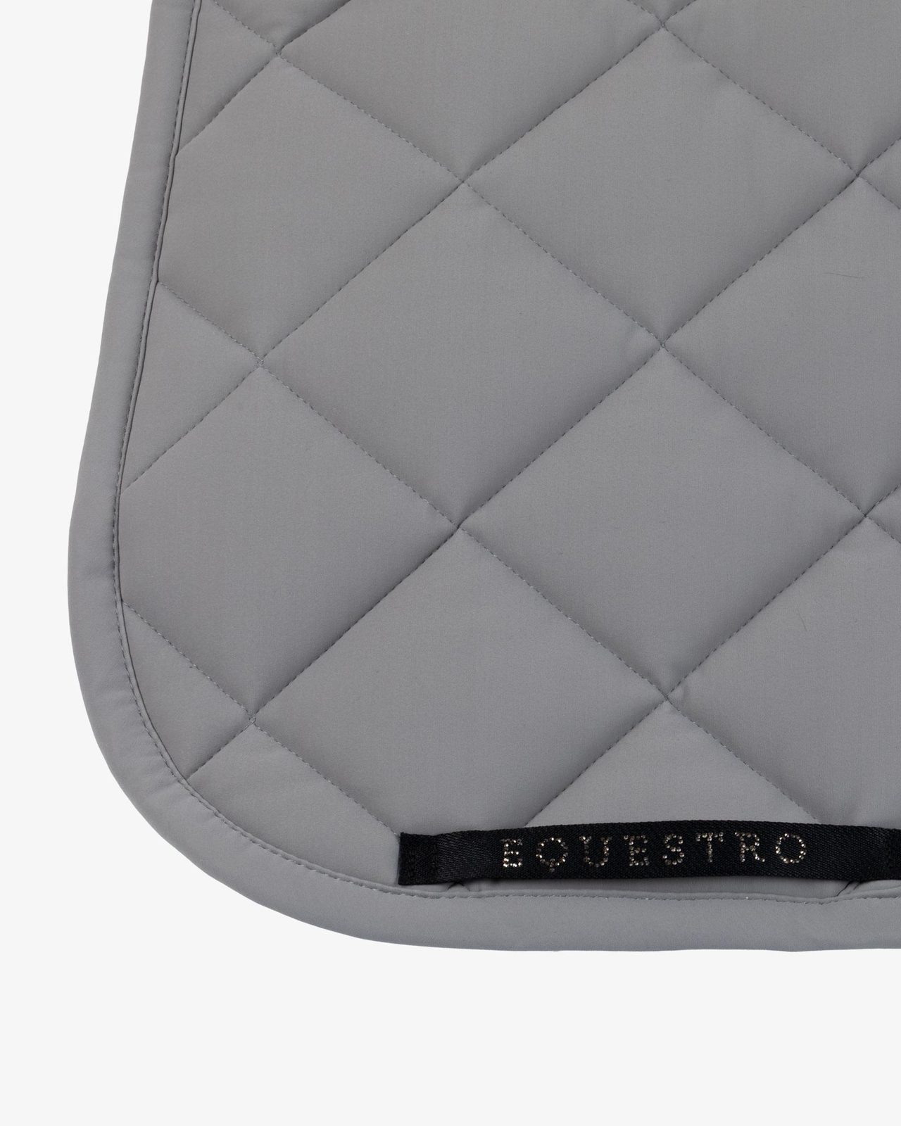 Dressage saddle pad with rhinestone logo