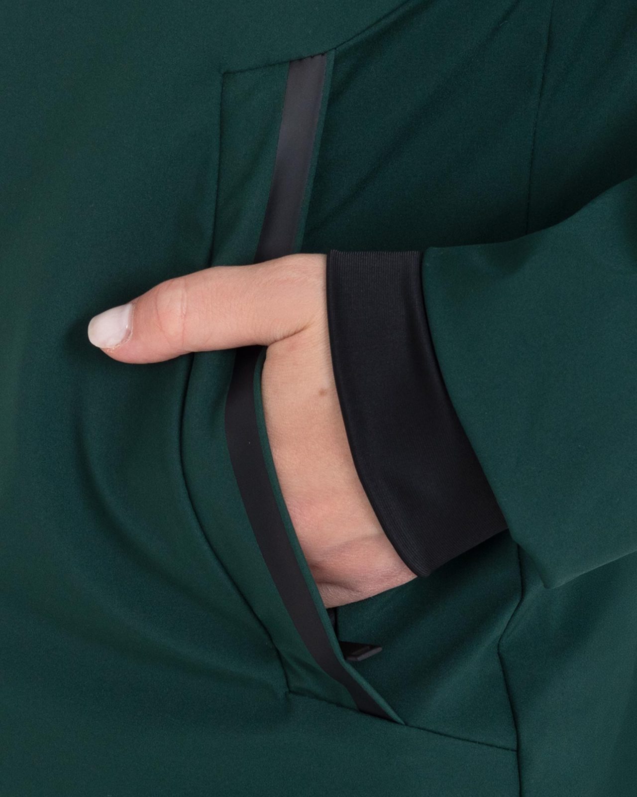 Down jacket water and wind repellent