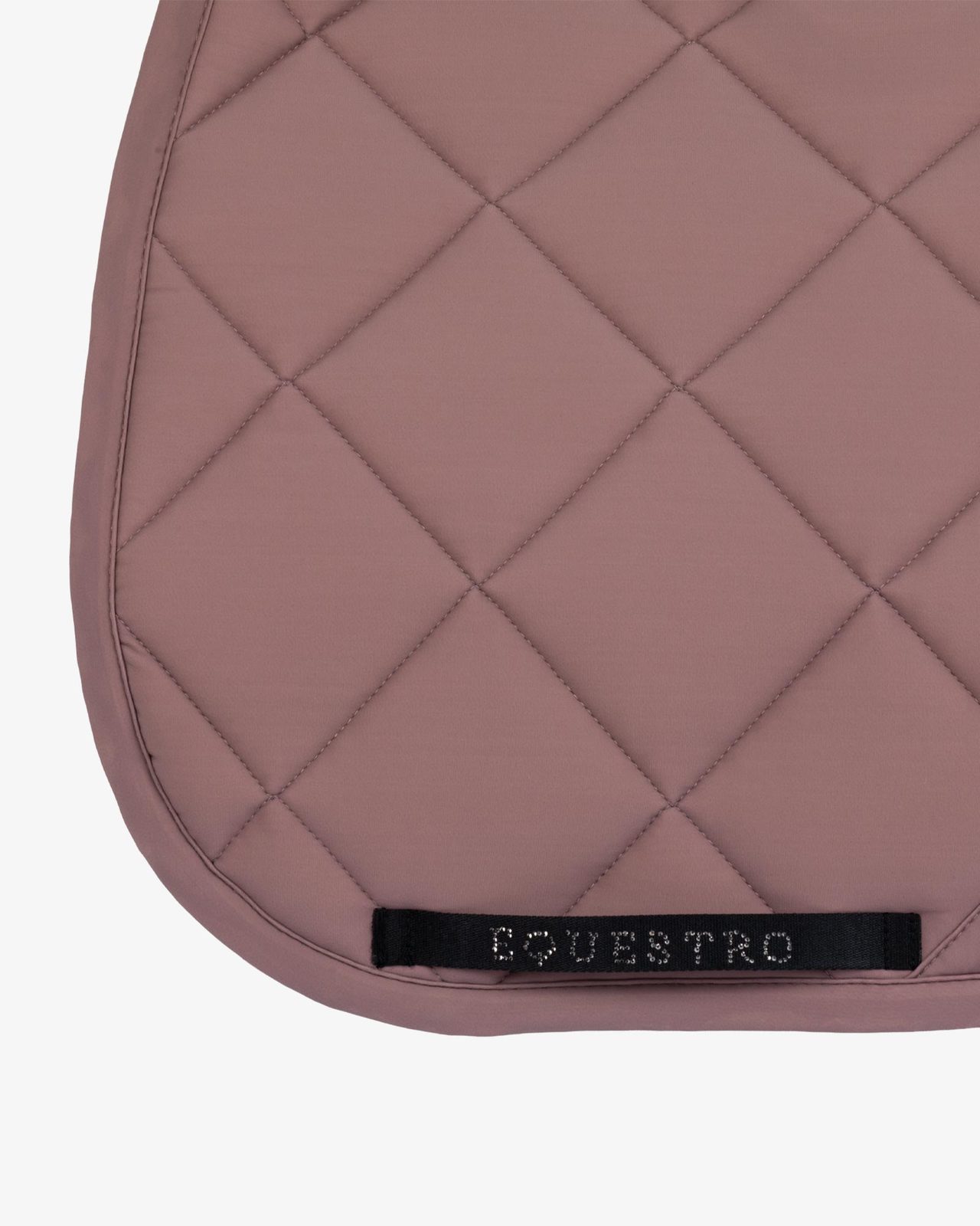 Dressage saddle pad with rhinestone logo