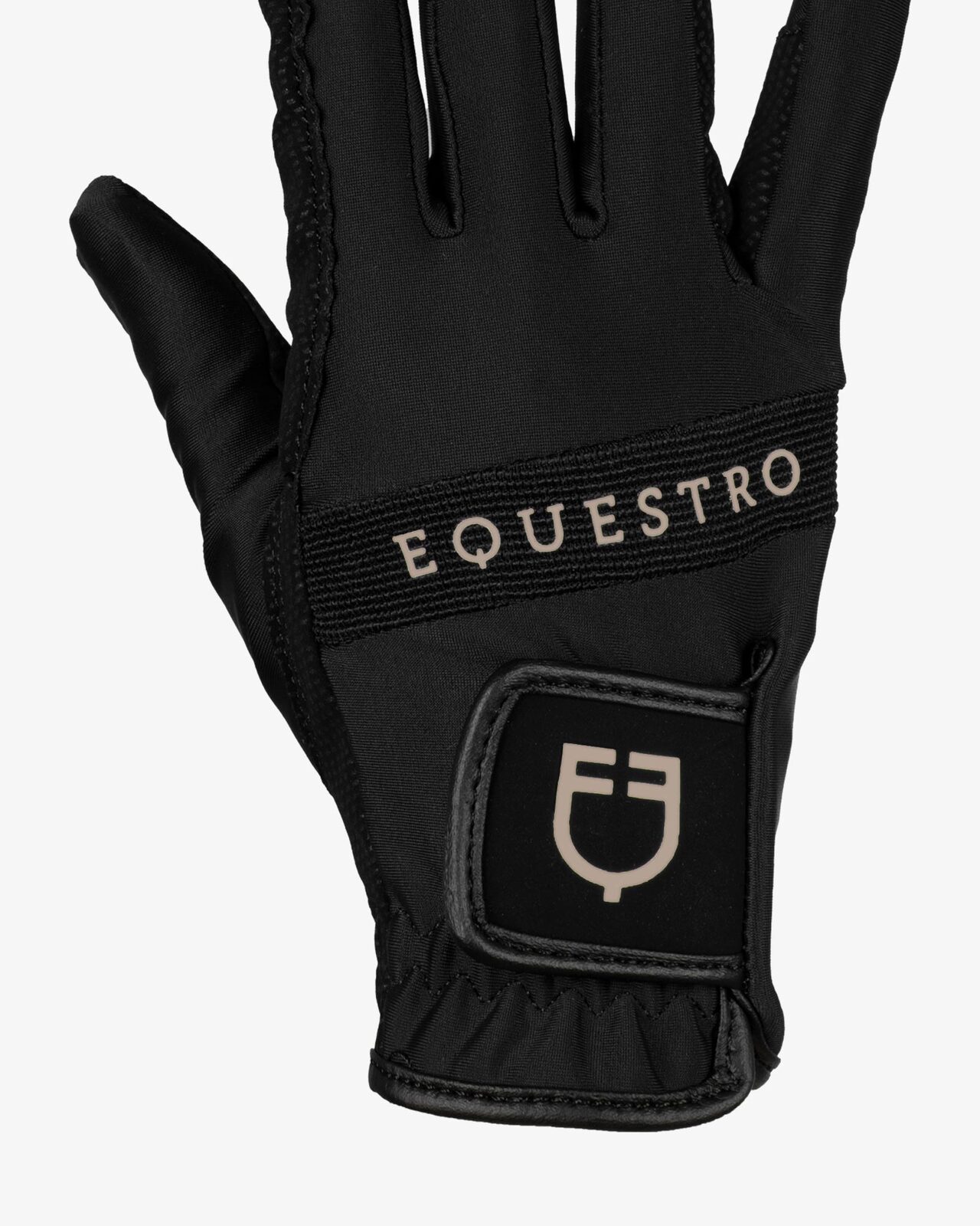 Gloves in technical fabric with multicolor logo