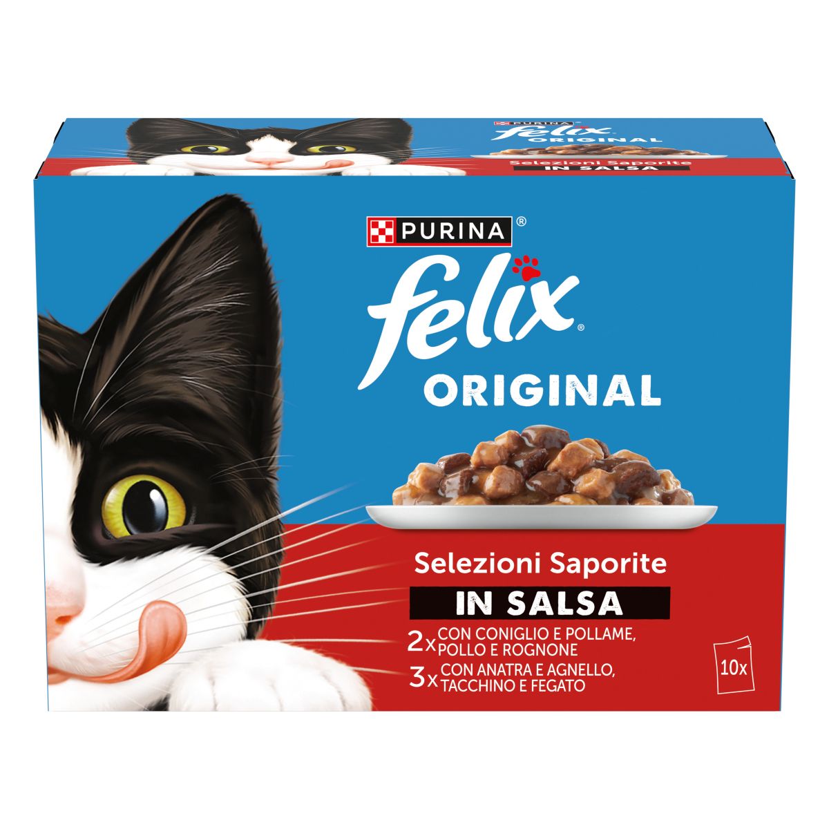 Felix Original 10x85g Selezioni Saporite in Salsa