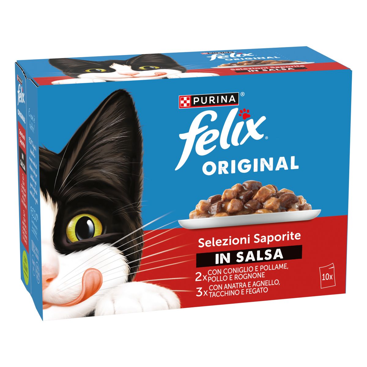 Felix Original 10x85g Selezioni Saporite in Salsa