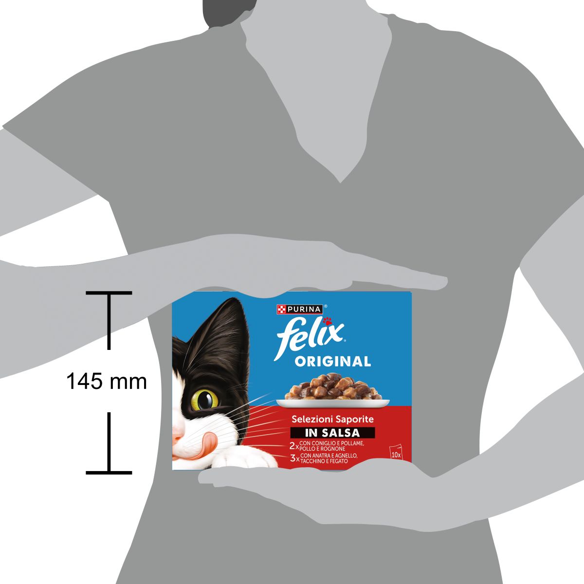 Felix Original 10x85g Selezioni Saporite in Salsa