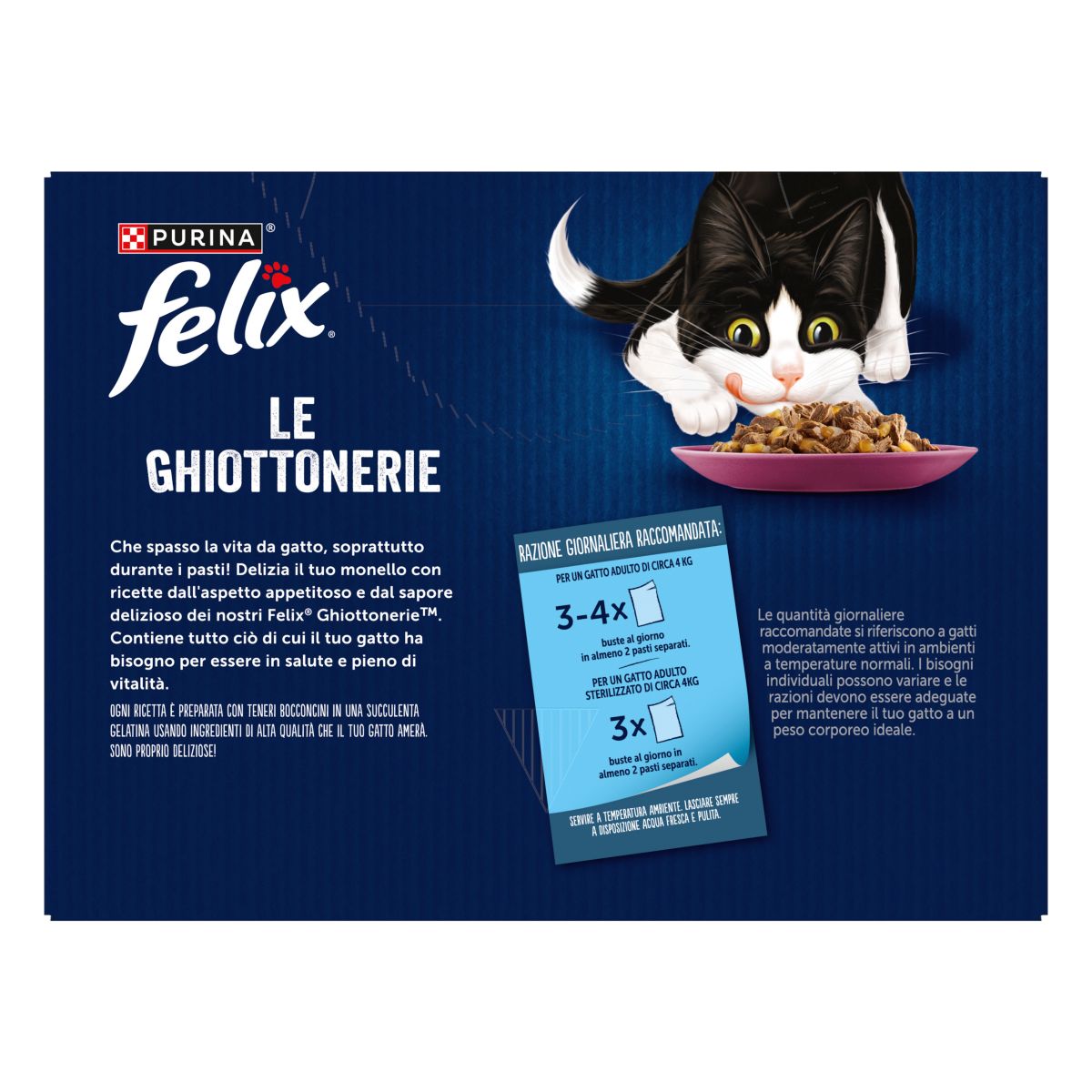 Felix Ghiottonerie 10x85g Selezioni Miste - Platessa/tonno/coniglio/pollo