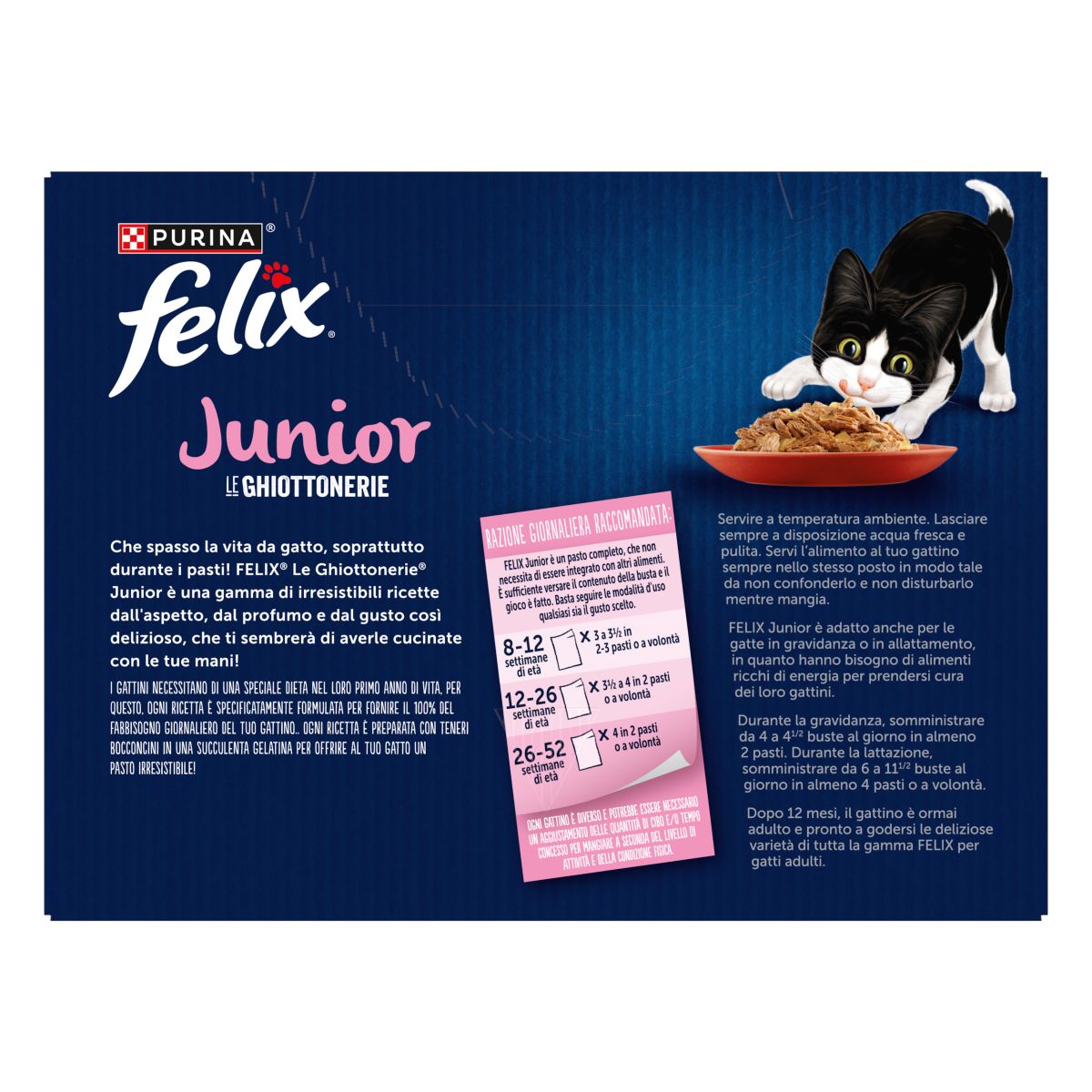 Felix Ghiottonerie Junior 10x85g Selezioni Saporite - Manzo/Pollo