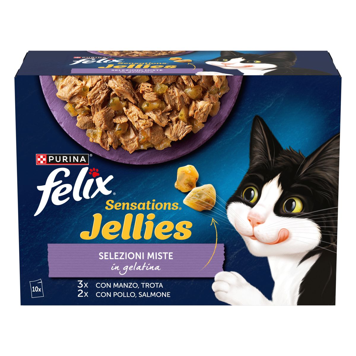 Fellix Sensations Jellies 10x85g Selezioni Miste