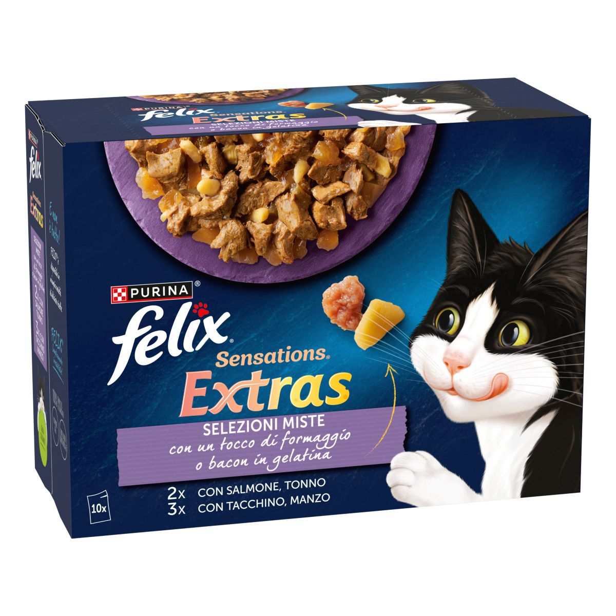 Felix Sensations Extras 10x85g Selezioni Miste in gelatina