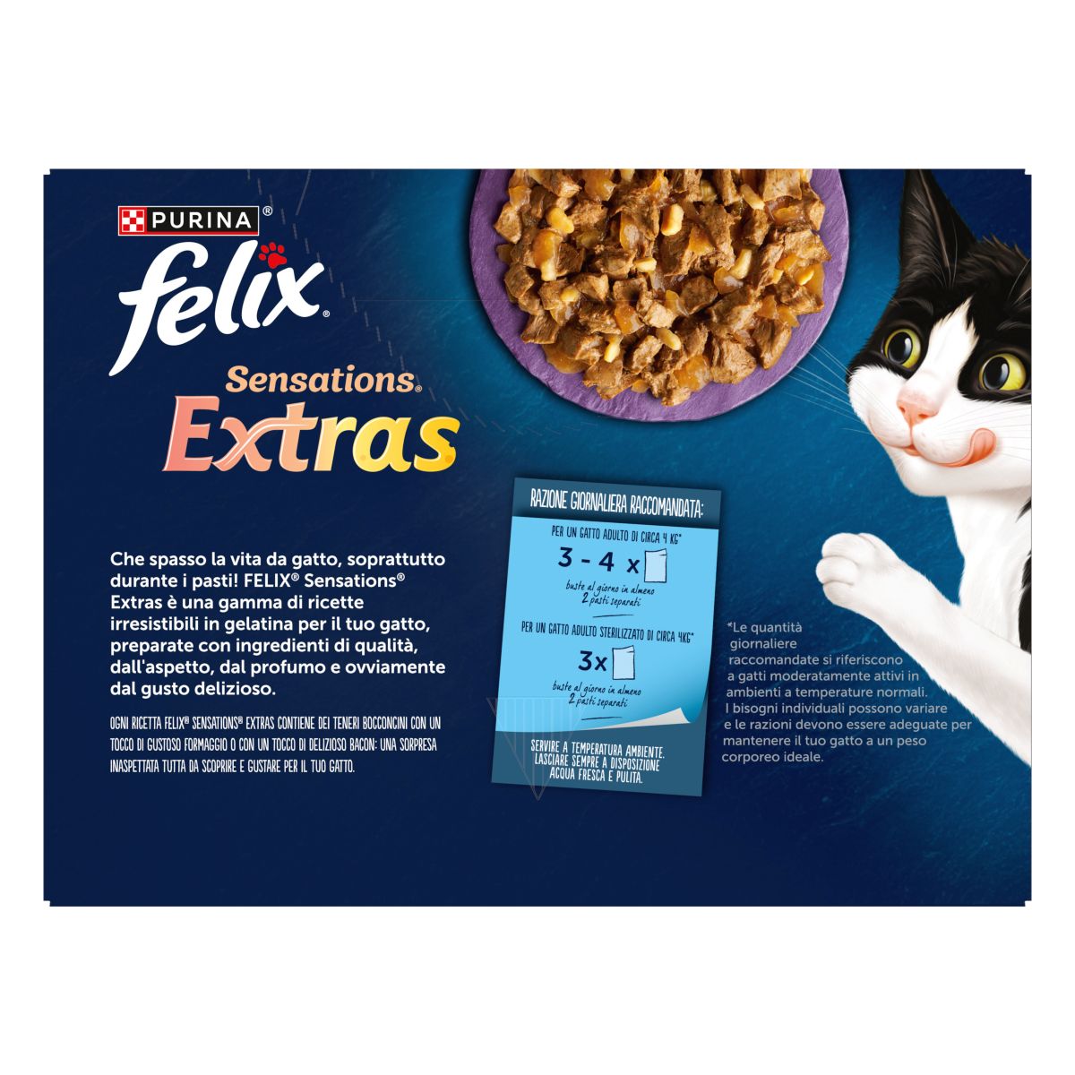 Felix Sensations Extras 10x85g Selezioni Miste in gelatina