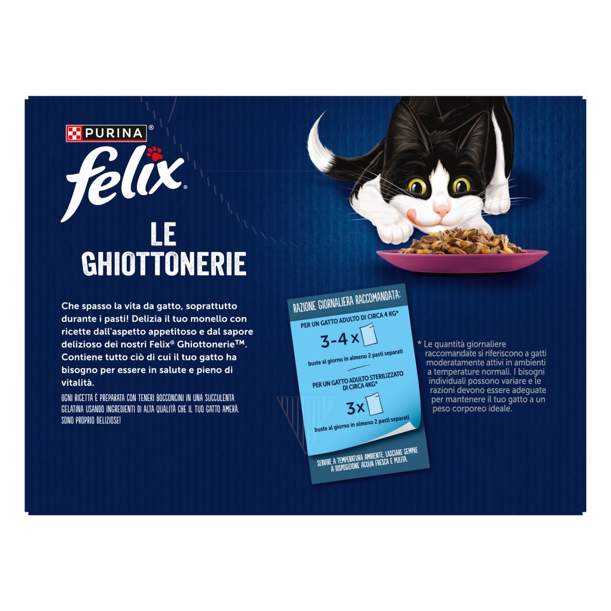 Felix Le Ghiottonerie 12x85g Selezioni Miste - Platessa/tonno/coniglio/agnello