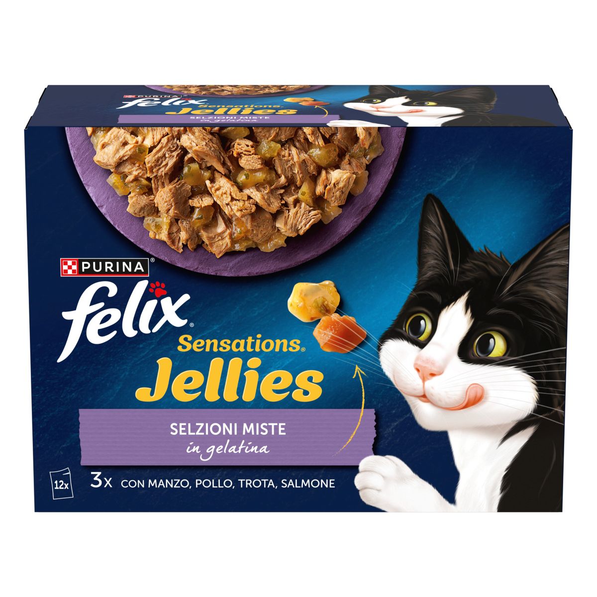Felix Sensations Jellies 12x85g Selezioni Miste