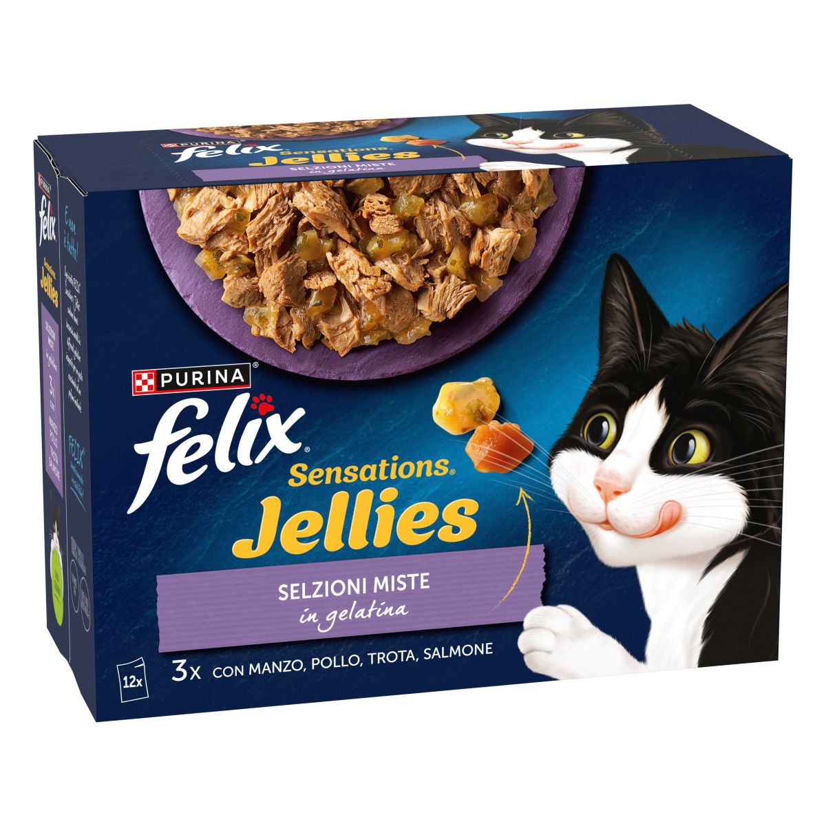 Felix Sensations Jellies 12x85g Selezioni Miste