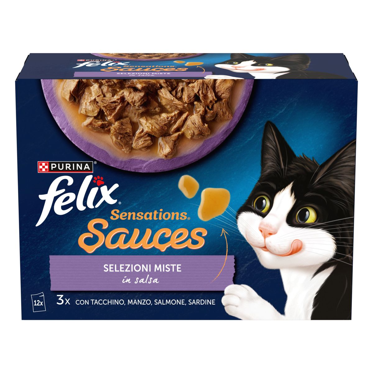 Felix Sensations Sauces 12x85g Selezioni Miste