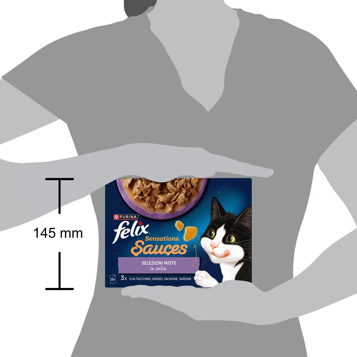 Felix Sensations Sauces 12x85g Selezioni Miste