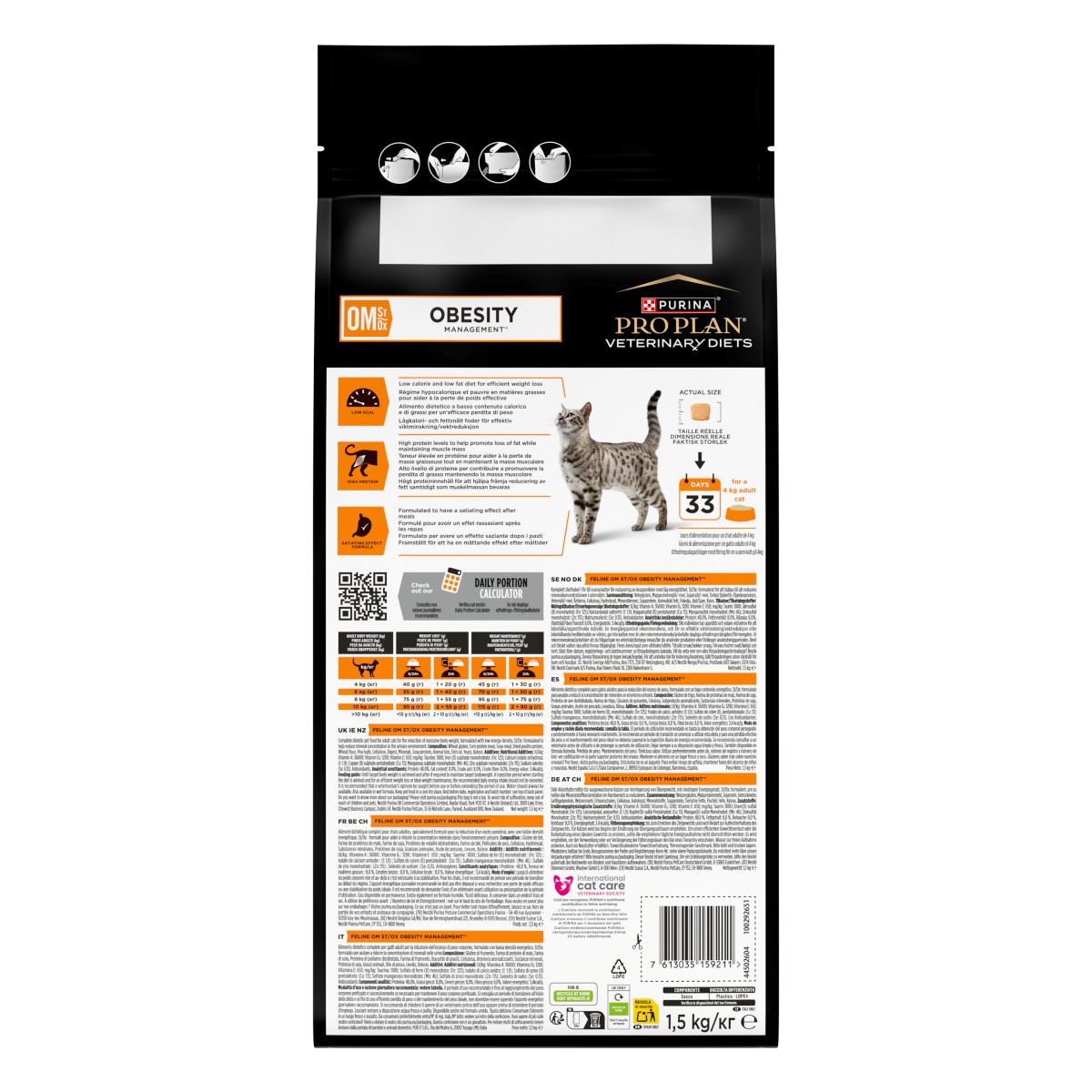 PURINA PRO PLAN® VETERINARY DIETS secco gatto OM Obesity Management St/Ox
