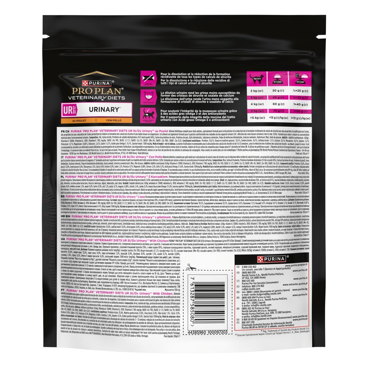 PPVD UR - URINARY POLLO 350g
