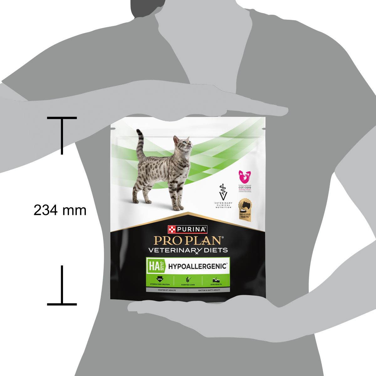 PURINA PRO PLAN VETERINARY DIETS secco gatto HA Hypoallergenic St/Ox