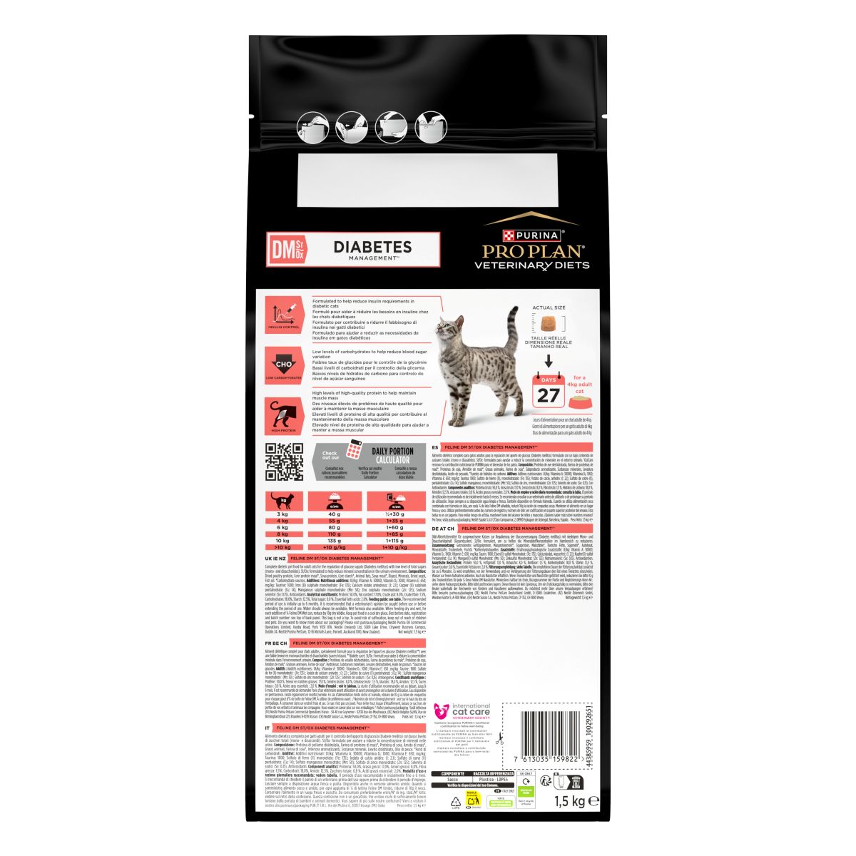 PURINA PRO PLAN® VETERINARY DIETS secco gatto DM Diabetes Management St/Ox