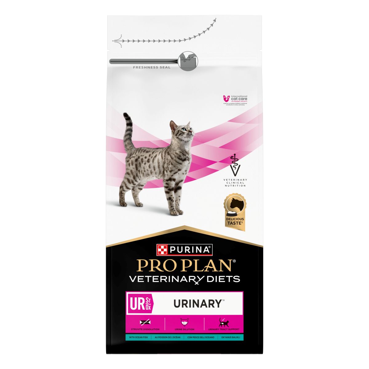 PURINA PRO PLAN® VETERINARY DIETS secco gatto UR Urinary St/Ox con Pesce dell'oceano